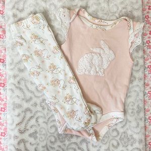 2 piece 0-3m baby girl outfit